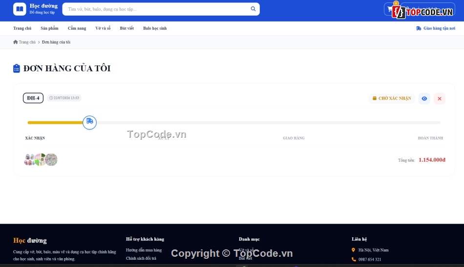 học tập,đồ án học tập,Website bán đồ dùng